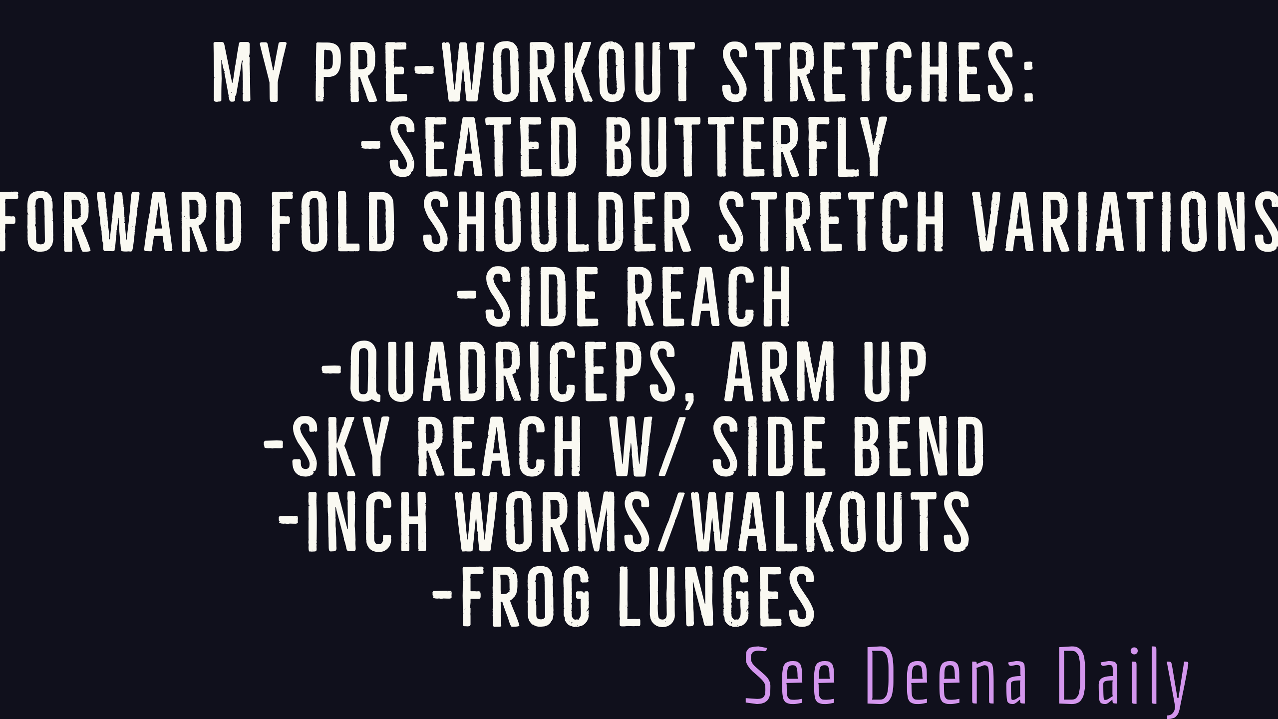 Gentle pre-workout 3